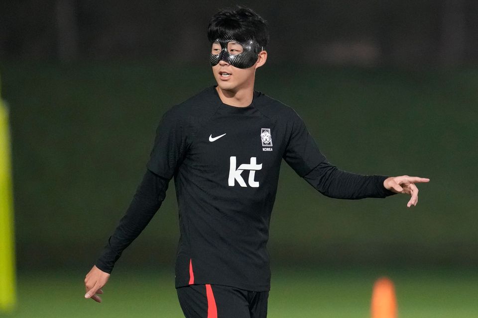 Son Heung-min says ready to play at World Cup with protective mask