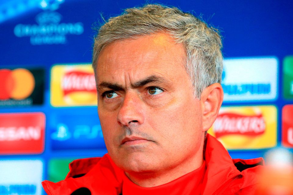 Manchester United manager Jose Mourinho. Photo: PA