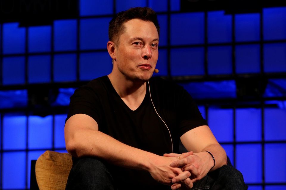 Elon Musk at the Dublin web summit