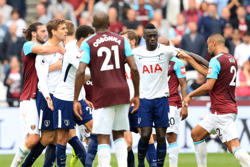 West Ham and Tottenham have been charged with failing to control their players during last Saturday's Premier League match