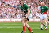 thumbnail: Alan Freeman, Mayo, celebrates after scoring his side's first from a penalty. GAA Football All-Ireland Senior Championship Semi-Final, Mayo v Tyrone, Croke Park, Dublin. Picture credit: Stephen McCarthy / SPORTSFILE