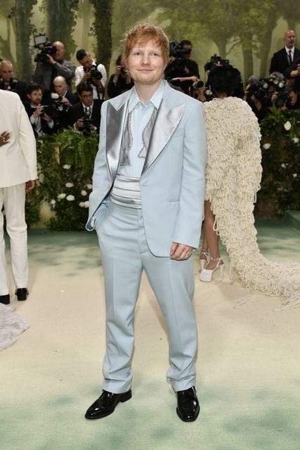 Ed Sheeran attends The Metropolitan Museum of Art’s Costume Institute benefit gala (Evan Agostini/Invision/AP)