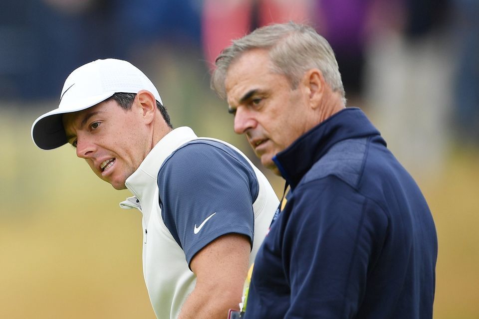 Rory McIlroy with Paul McGinley. (Photo by Stuart Franklin/Getty Images)