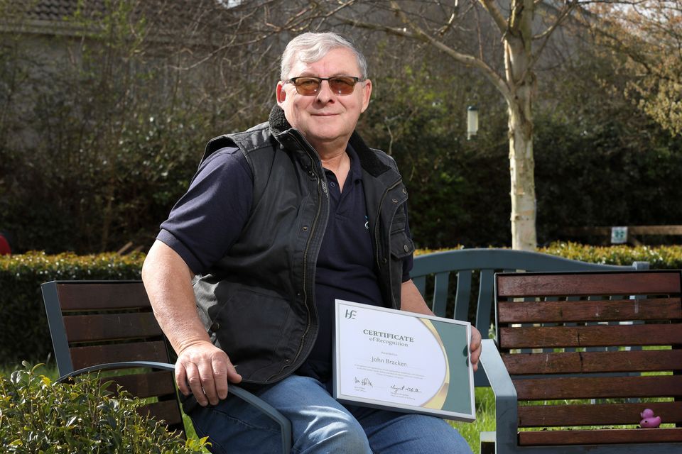 John Bracken who is a worker at the Irish Wheelchair Association, who has not recieved the Government's 1000 Euro Covid Bonus.Picture Credit:Frank McGrath 28/3/24
