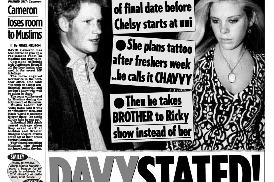 A newspaper article about the Harry published in The People on 2007 which was entered into evidence