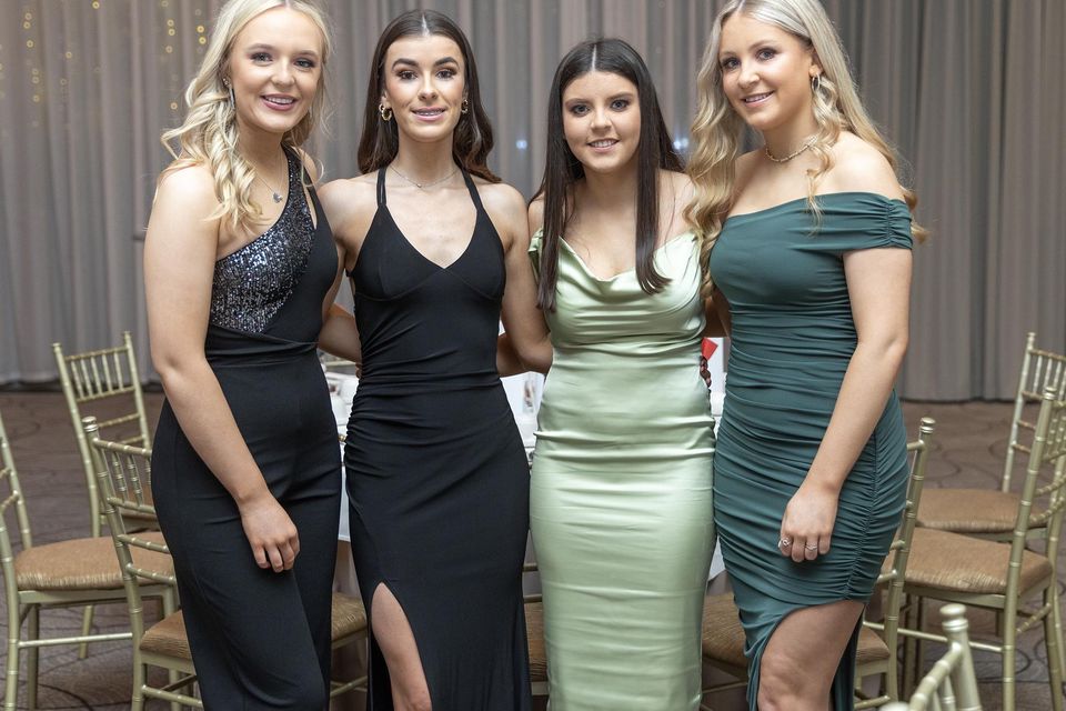 Rachel Cawley, Diana McDonagh, Casey cox and Grace Mulholand attended St. Mary’s GAA Club Dinner Dance.