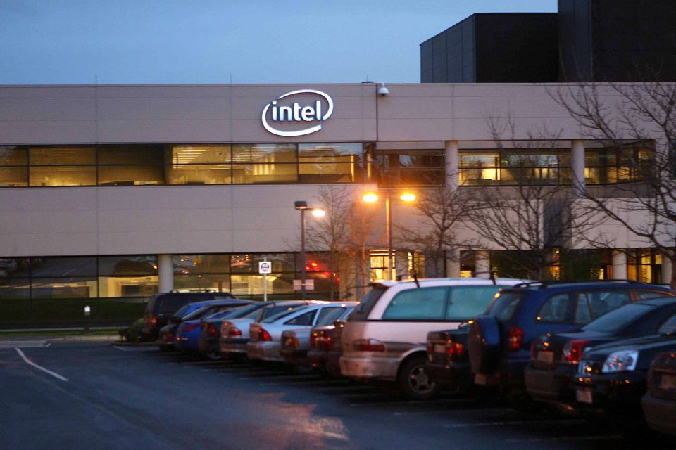 US semiconductor giant Intel is to expand production capacity at its Leixlip campus. Photo: Kyran O'Brien