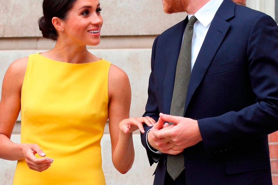 It's Brandon Maxwell for Meghan at Commonwealth Youth Reception