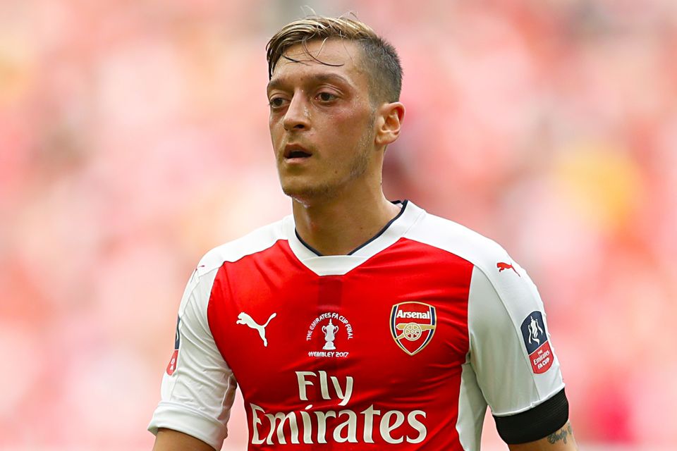 Arsenal's Mesut Ozil under fire after a limp display against Stoke