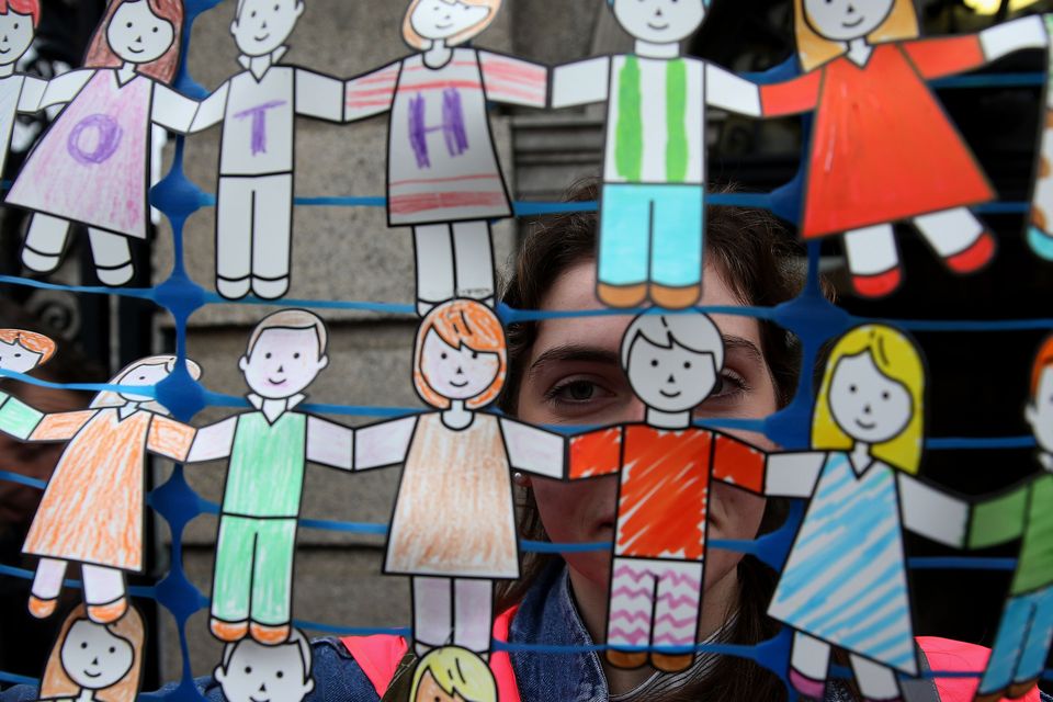 Anti-abortion campaigners (Brian Lawless/PA)