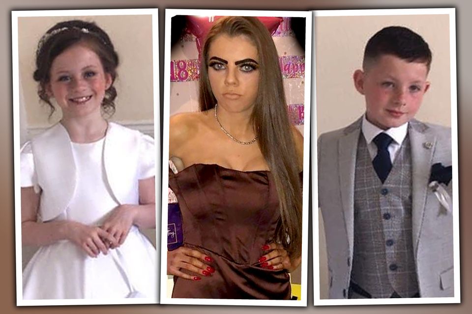 Victims Chelsea Cawley, Lisa Cash and Christy Cawley