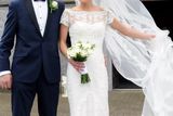 thumbnail: 12/6/2015  Attending the Wedding of Irish Rugby player Sean Cronin and Claire Mulcahy at St. Josephs Catholic Church, Castleconnell, Co. Limerick were Ger Mulcahy with Daughter and Bride Claire Mulcahy.
Pic: Gareth Williams / Press 22