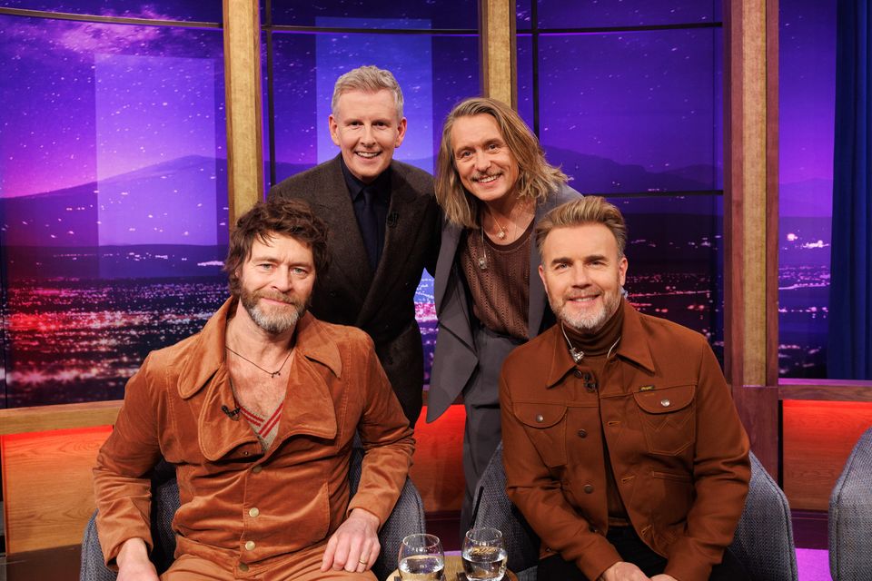 Take That был снят на The Late Late Show с ведущим Патриком Квилти.  Фото: Андрес Поведа