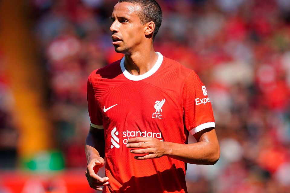 Joel Matip takes first steps into post-Liverpool career as Diogo Jota joins  former teammate | Irish Independent