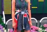 thumbnail: Jennifer Bate, at Wimbledon in London, after her boyfriend Marcus Willis, won his first round match