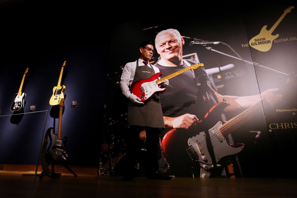 David gilmour's deals guitar collection