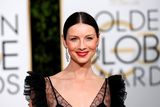 thumbnail: Actress Caitriona Balfe arrives at the 73rd Golden Globe Awards in Beverly Hills, California January 10, 2016.  REUTERS/Mario Anzuoni