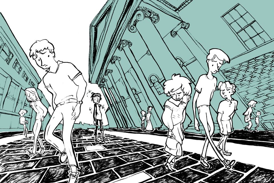 Illustration for New Irish Writing by Ellen Connolly