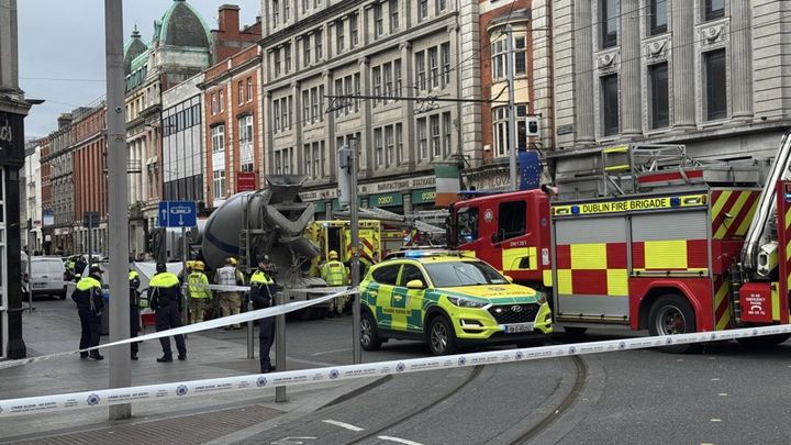 Cyclist (20s) dies following collision with truck in Dublin city centre