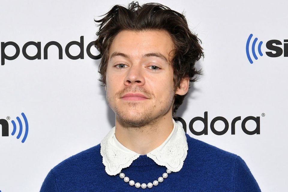 Harry Styles Grammys Pearl Chain Choker