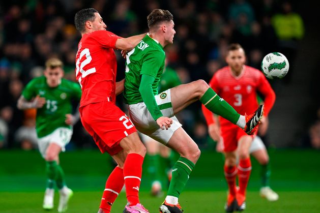 Ireland outclassed by Switzerland in John O’Shea’s final game as interim boss