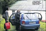 thumbnail: Eileen Gunning and her daughter Fatima leaving Chrysanthemum Cottage last Friday.