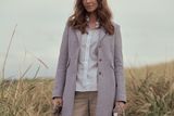 thumbnail: ‘Grace’ coat in blue wool Donegal tweed with slant pockets, notch lapel and three-button cuffs, €335, Magee 1866