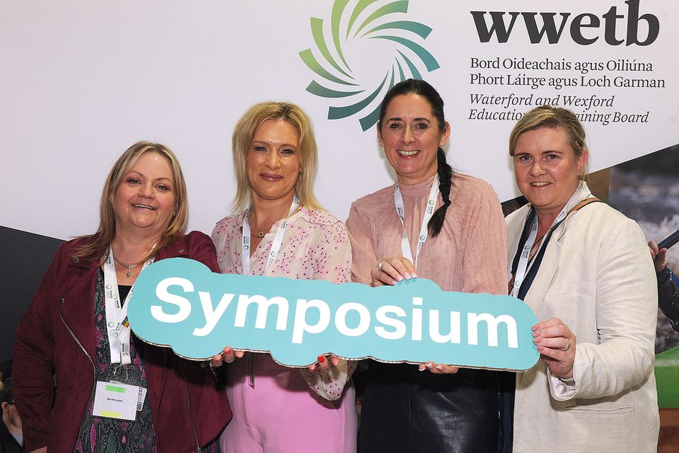Sarah Lav, Sinead McGrath, Joanne Power and Sonya O'Keeffe were at the Connecting to Learning, Learning to Connecting Symposium in the Waterford and Wexford Education Training Board centre on Friday. Pic: Jim Campbell