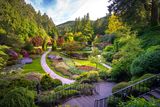 thumbnail: Beautiful sunken garden at Butchart Gardens in Victoria. Photo: Getty