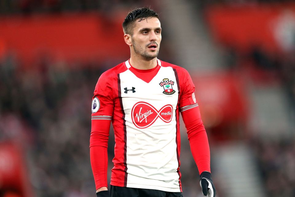 Southampton's Dusan Tadic, pictured, was on the end of an elbow from Ashley Young