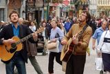 thumbnail: Talent: Steve and Joe Wall busking in Galway in 2001.