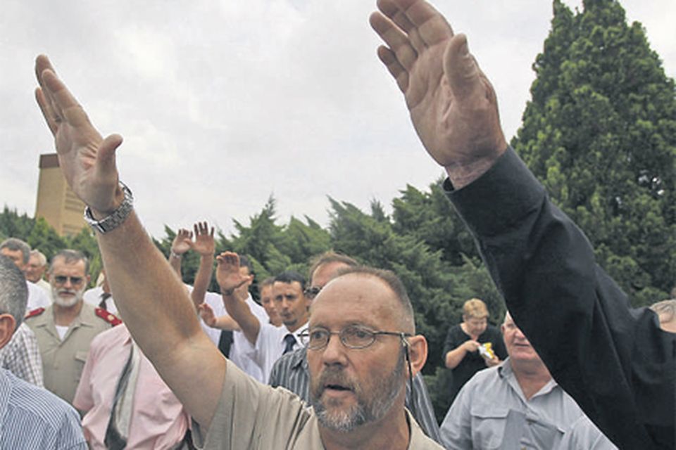 AWB leader Eugene Terreblanche's funeral in Ventersdorp, South Africa, in  pictures