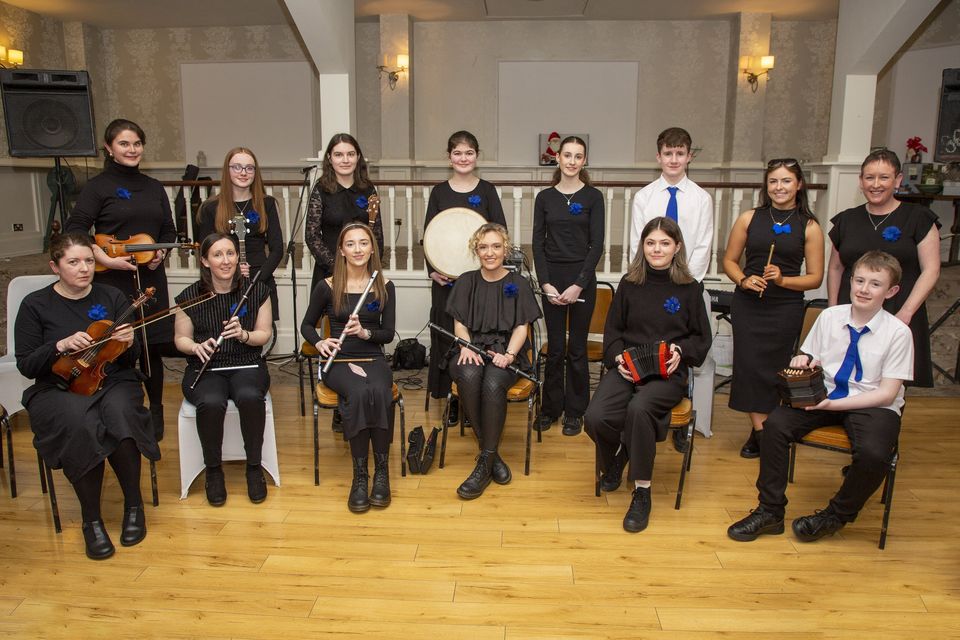 The Cáirde le chéile trad Group at the Avoca Haiti Support Group Concert in the Woodenbridge Hotel. Photo: Michael Kelly