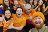 thumbnail: Blessington Community College students and teachers dressed in orange to show their support for Pieta House's Amber Flag initiative.