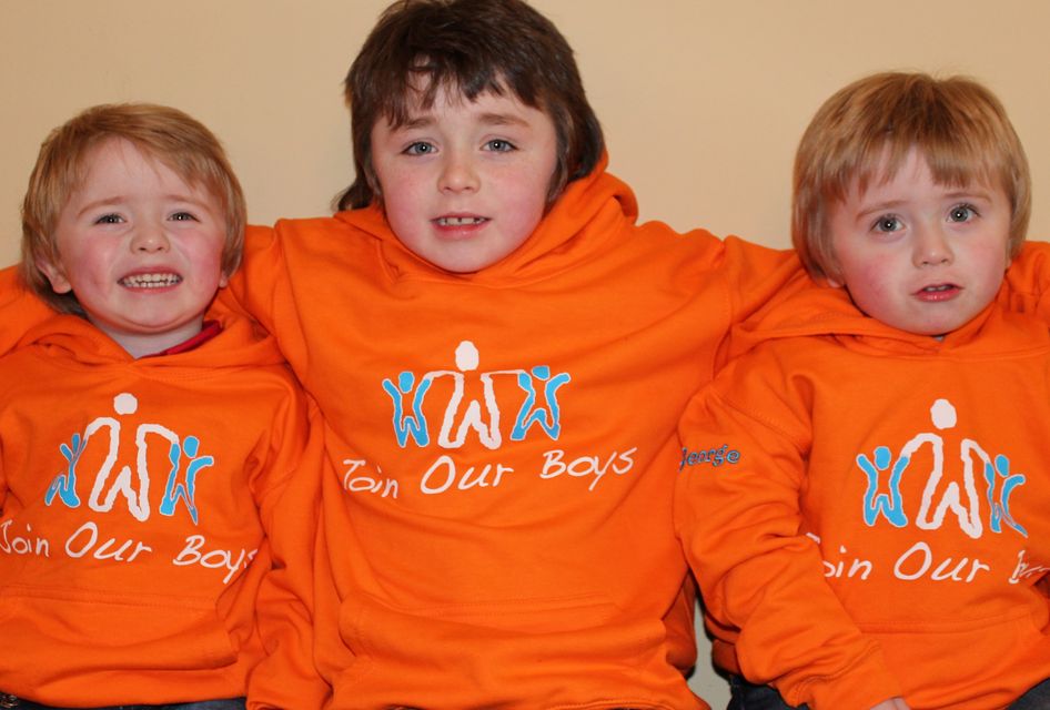 Alfie, George and Isaac Naughton who are battled Duchene Muscular Dystrophy