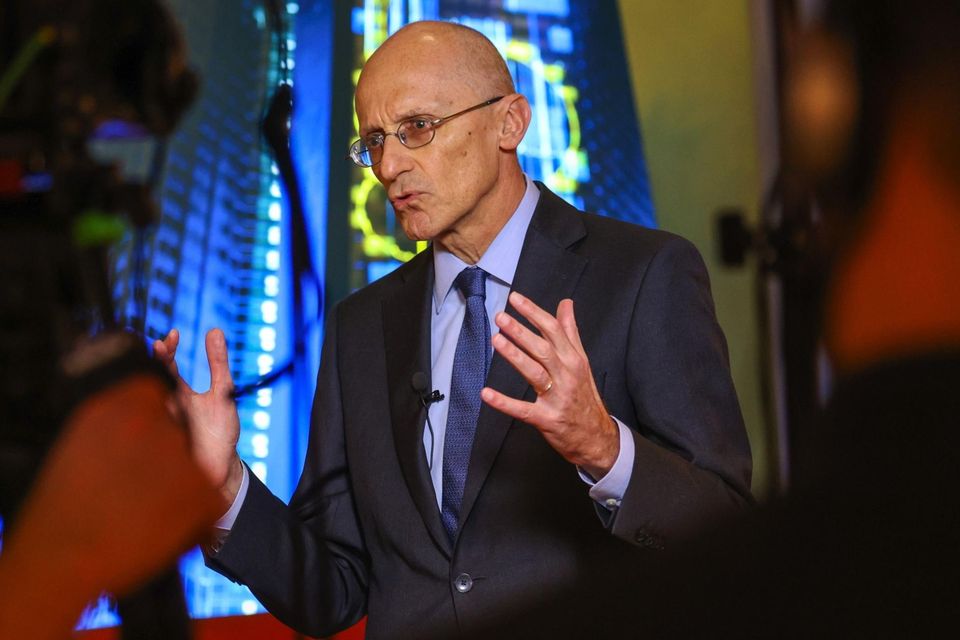 Andrea Enria is chairman of the supervisory board at the European Central Bank. Photo: Alex Kraus/Bloomberg