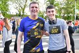 thumbnail: Principal Alan Craven and 6th year student Cormac Connolly who took part in the Marist 5K. Photo: Ken Finegan/www.newspics.ie