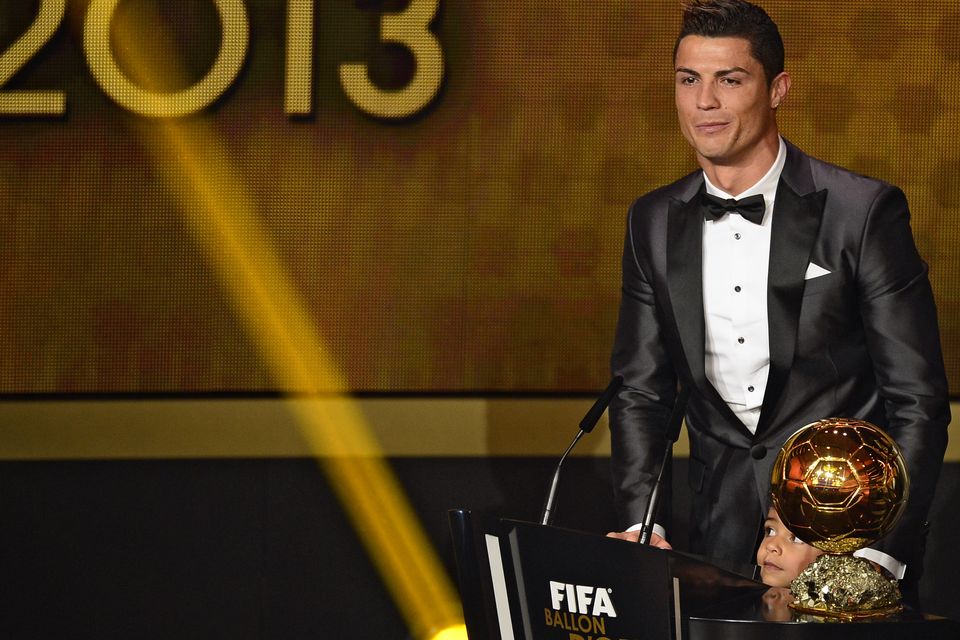 Cristiano Ronaldo: 2013 FIFA Ballon d'Or winner in GIFs