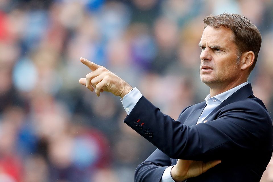 Frank de Boer is determined to turn Crystal Palace's season around.