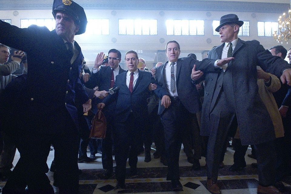 A shot from Martin Scorsese's 'The Irishman', which stars Robert De Niro and Al Pacino