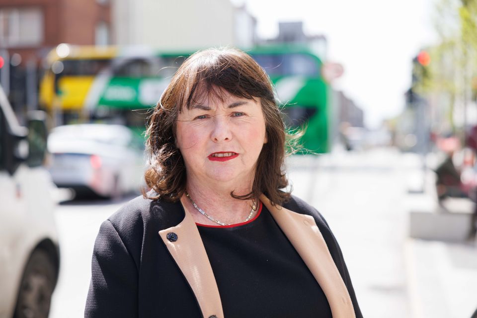 Caroline Long, CEO Limerick and District Credit Union and chair of Limerick Traders Association on O'Connell Street last week. Photo: Eamon Ward