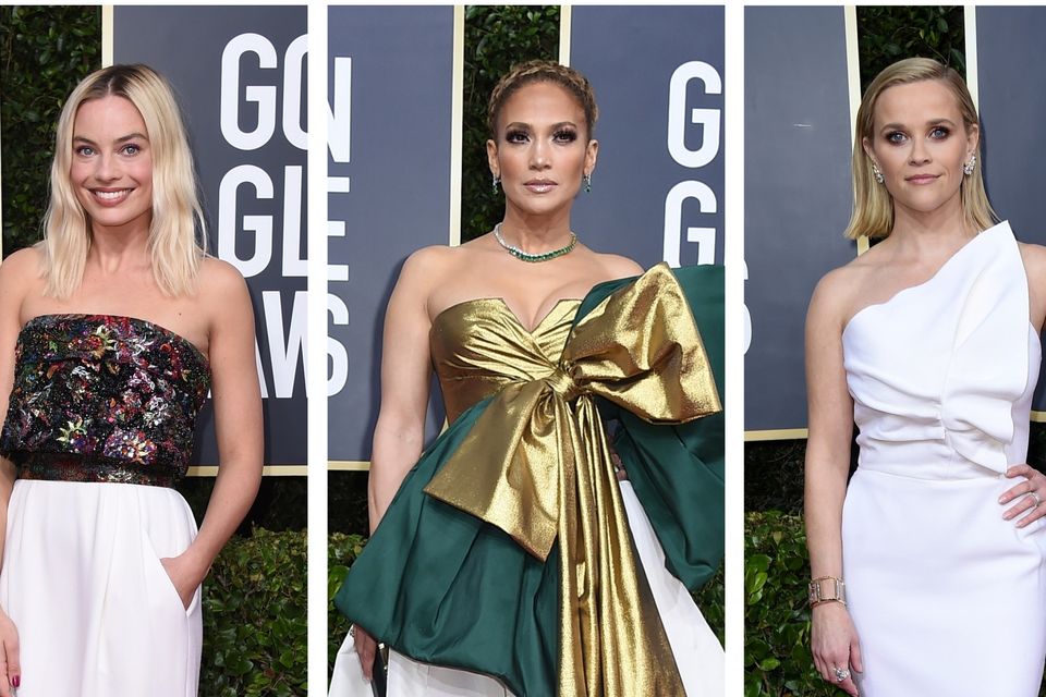 All white on the night for Jennifer Lopez on red carpet at Golden Globes |  Irish Independent