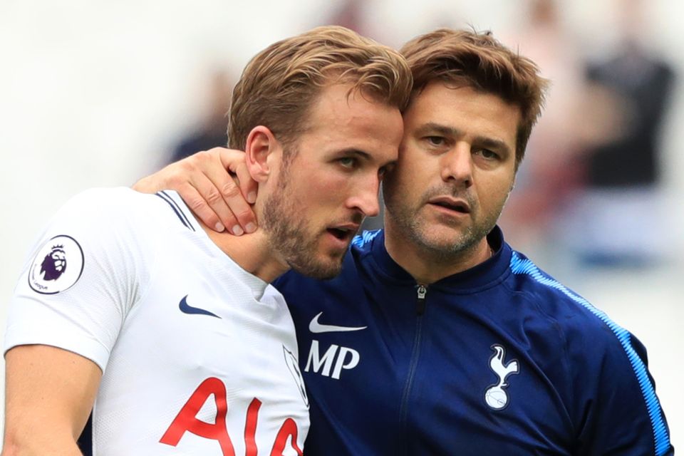 Harry Kane, left, and Mauricio Pochettino, right, have been key to Tottenham's resurgence