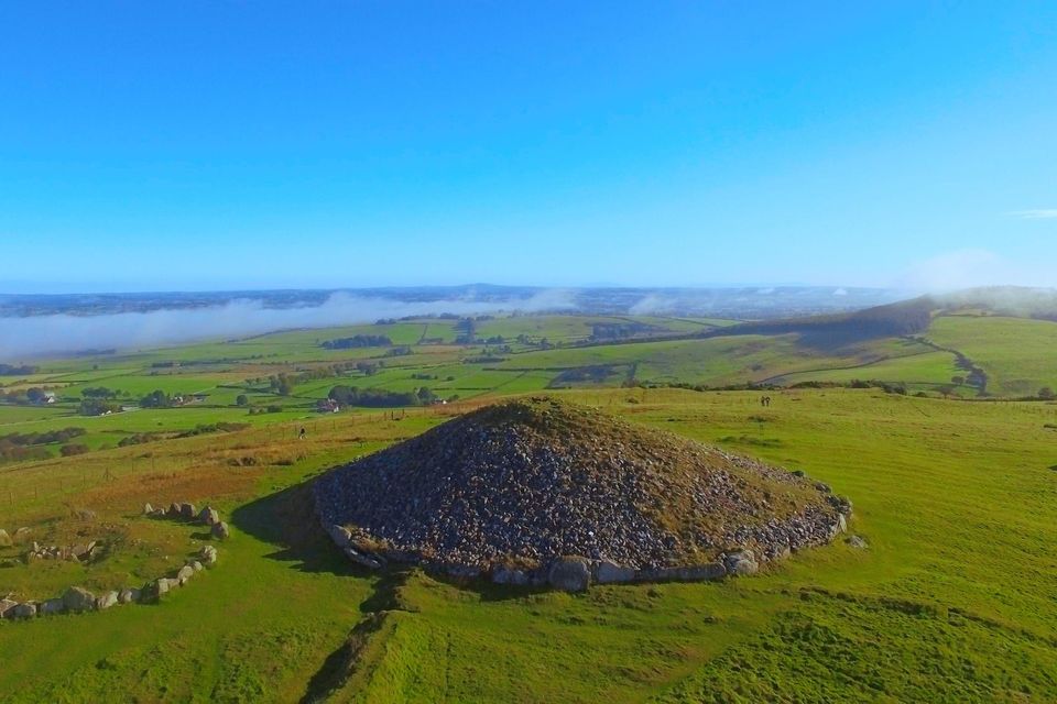 The monuments at Loughcrew are estimated to date from about 3300BC