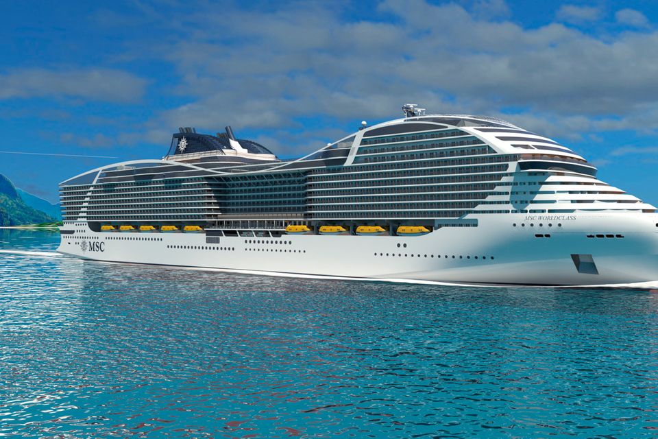 MSC's 'World Class' cruise ships, setting sail from 2022