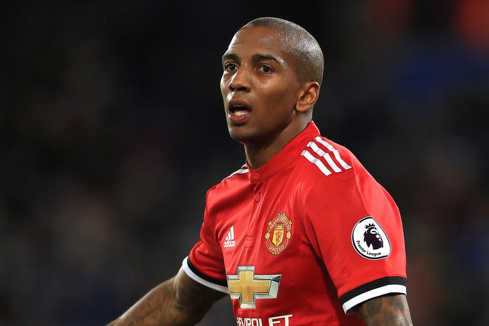 Manchester United's Ashley Young has been banned