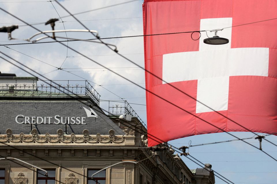 UBS bought Credit Suisse in a shotgun marriage organised by the Swiss government. Photo: Arnd Wiegmann/Reuters