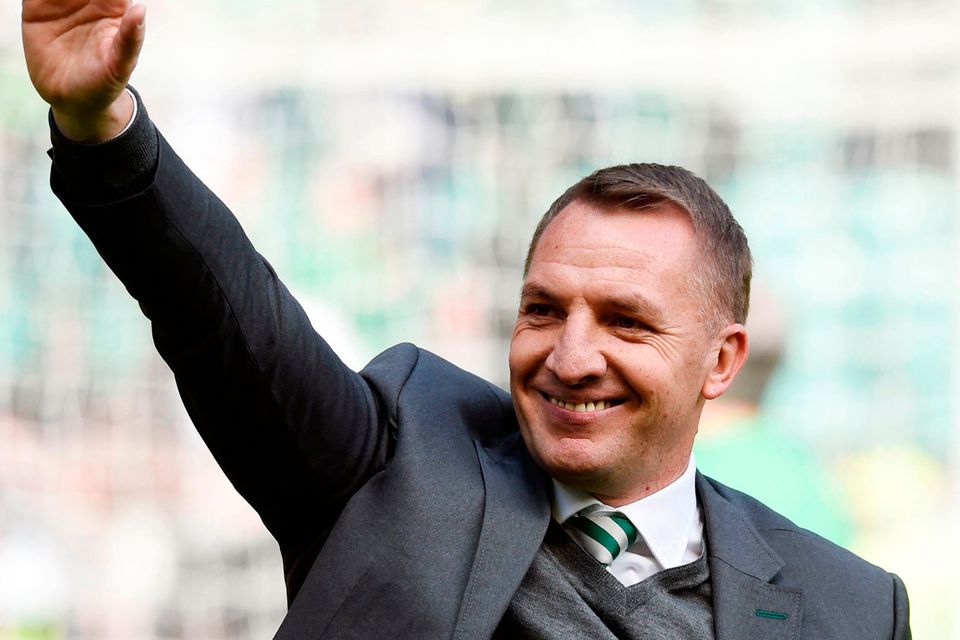 HAPPY: Brendan Rodgers. Photo: PA