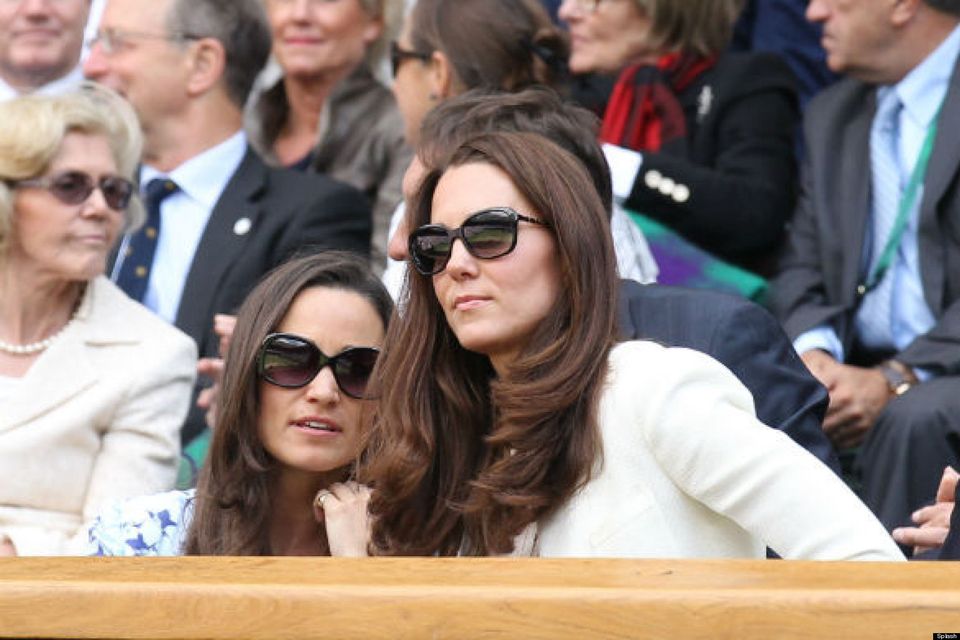 Kate and Pippa Middleton at Wimbledon, June 2013