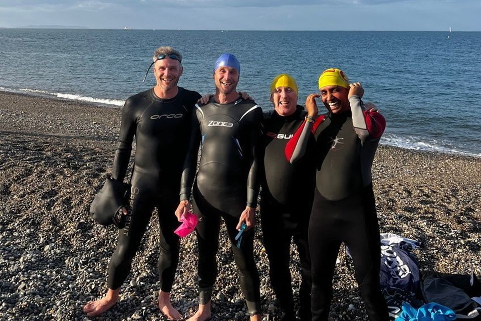 The Happy Pear twins, Steve and Dave Flynn (left) have revealed they are planning to swim from Bray to Greystones. Photo: Facebook